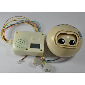 Time setting musical alarm clocks eyes opening sound module electronic control device for baby sleep toys