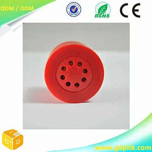 Round music box squeeze box with external button