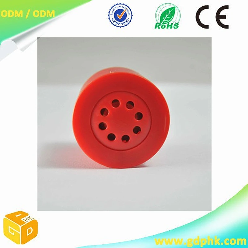 Round music box squeeze box with external button