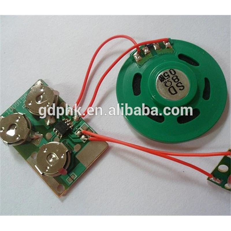 30's recordable sound module for toys musical sound chip for cards