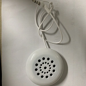 Mini 3.5mm Music Pillow speakers for MP3 / MP4 Music Player Color White