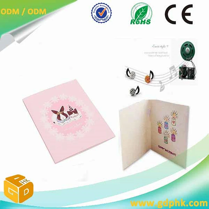 OEM and ODM greeting card sound module and voice recorder module