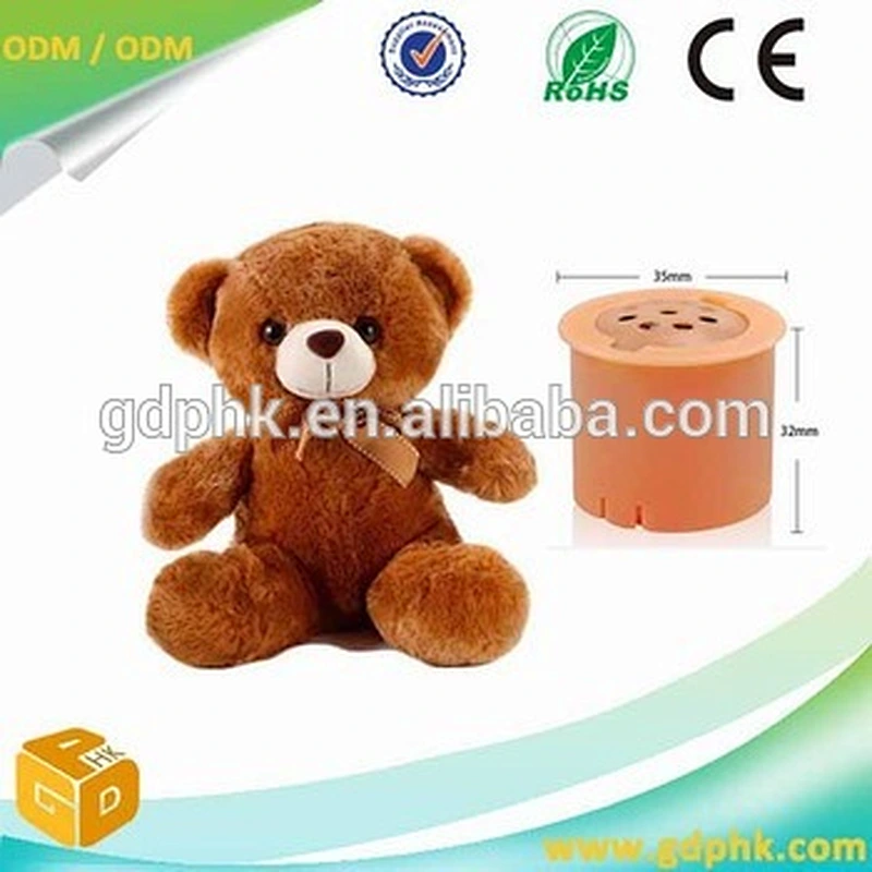 singing teddy bear with sound chip sound module for baby dolls voice box