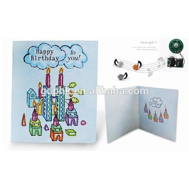 Wholesale toys music chip mini recordable sound modules for greeting card