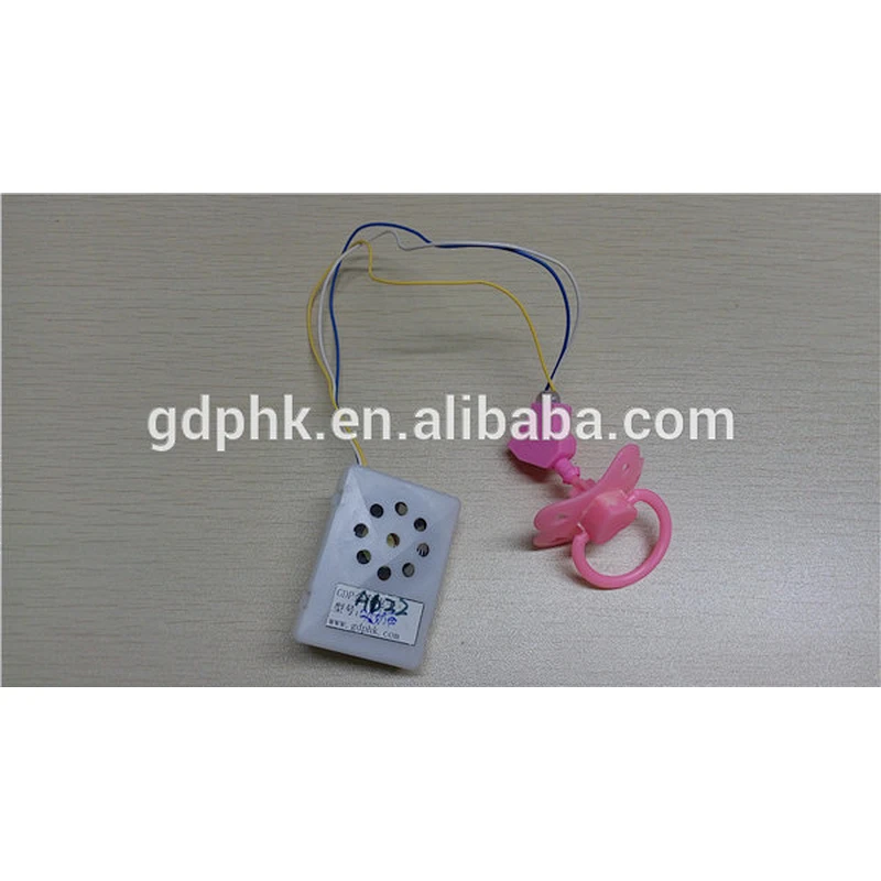 Programmable ic sound chips baby sound stuffed animal sound box with teat