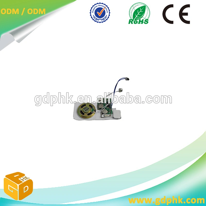 Recording sound device for greeting card sound chip invitation cards with sound module chip