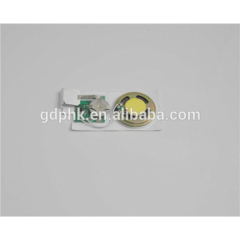 Electronic programmable musical chips for greeting card