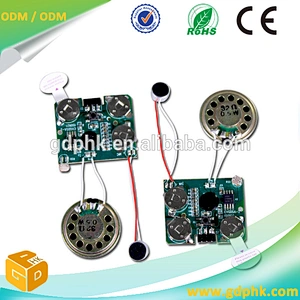 Happy birthday musical sound chip for christmas greeting card