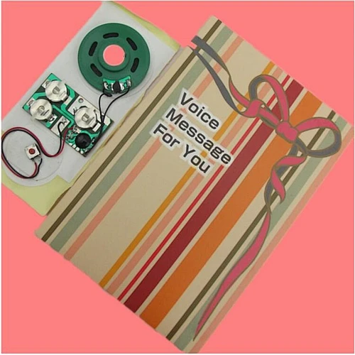 Professional recordable greeting card sound module