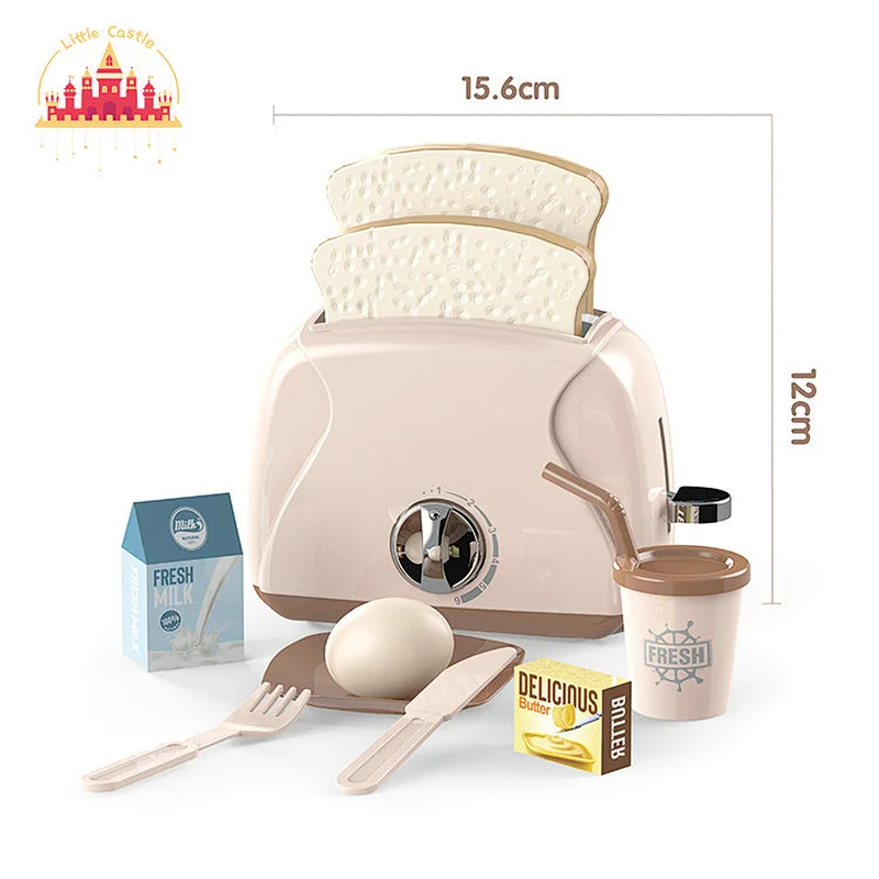 New Arrival kitchen pretend play electric bread machine toy for children SL10D147