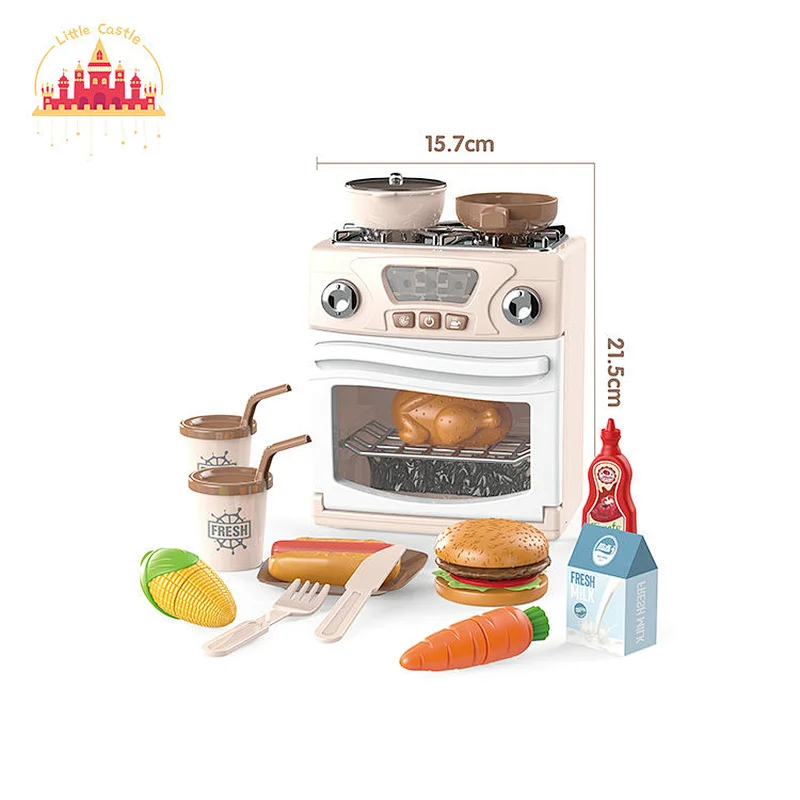 Plastic home appliance food play toy oven toy for kids SL10D150