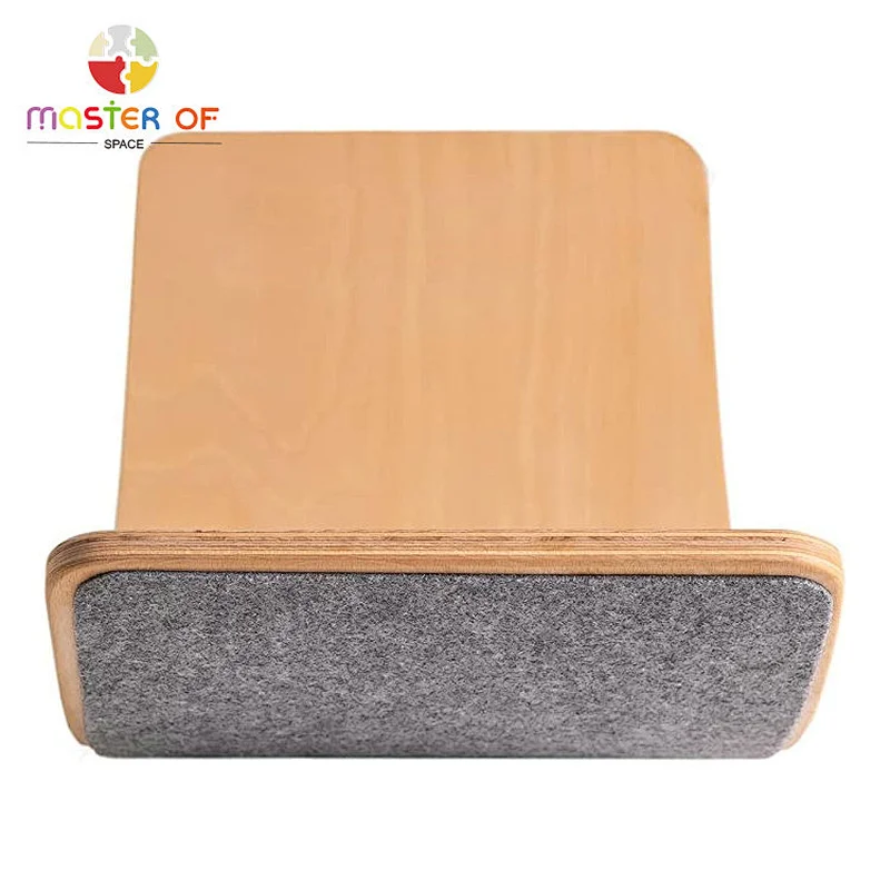 Montessori Teaching kids yoga rocker wooden balance board for wholesale W01F065A