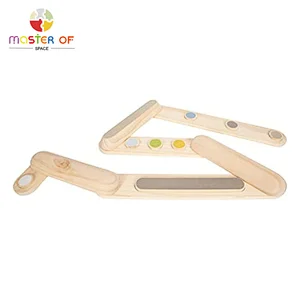 Montessori home obstacle course wood gymnastics balance beam for kids W01F064