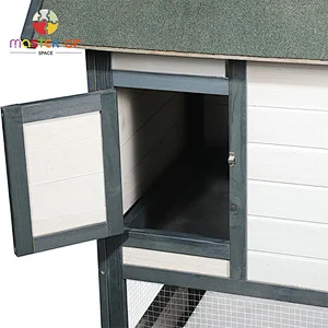 High Quality Pet House Outdoor Backyard Large Wooden Cage For Rabbit W06F155