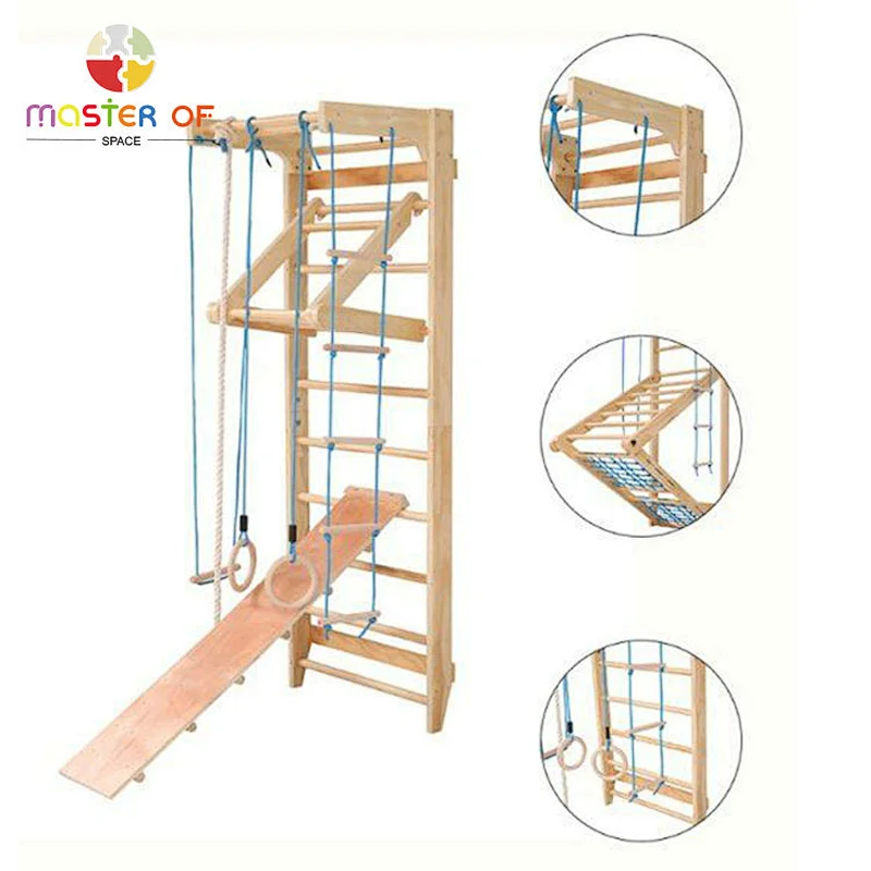 Indoor & Outdoor play set Gymnastic home wall gym for kids W01D169