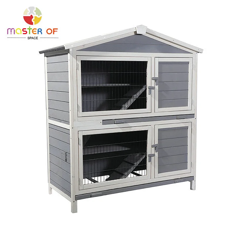 Popular Pet House Outdoor Lockable Wooden Dog Kennel With Oping Roof W06F157