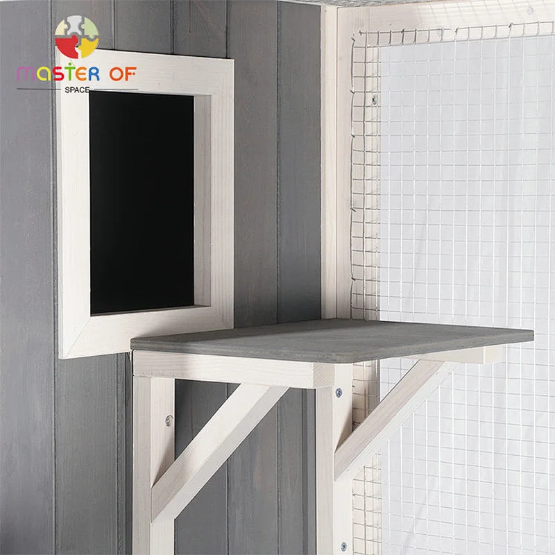 New Arriavl Wooden Storage Cat Cage Outdoor Big Size House For Pet W06F158