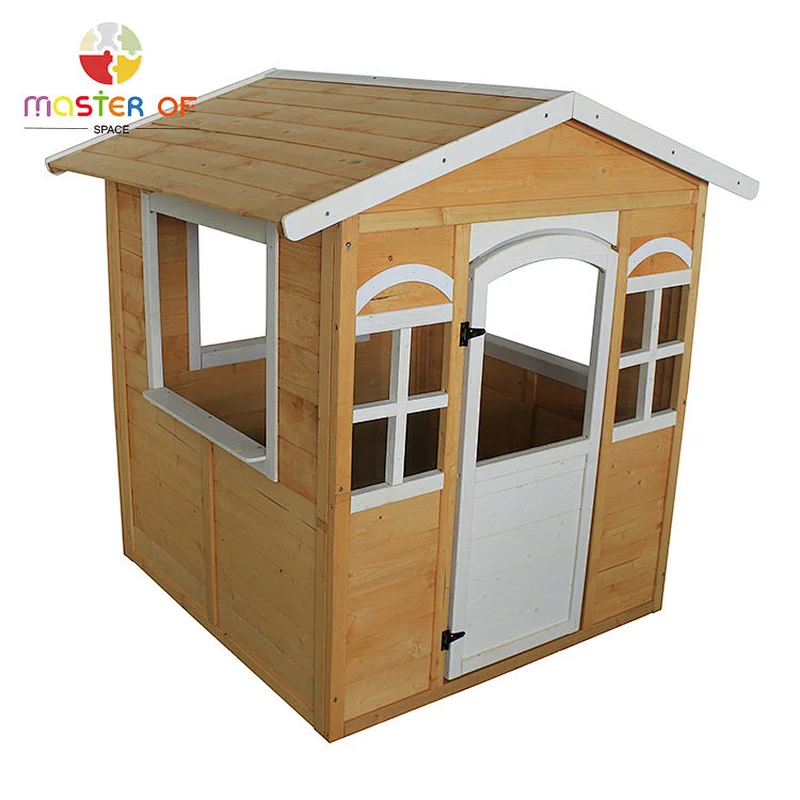 High Quality Backyard Outdoor Small Wooden Playhouse For Kids W01D084