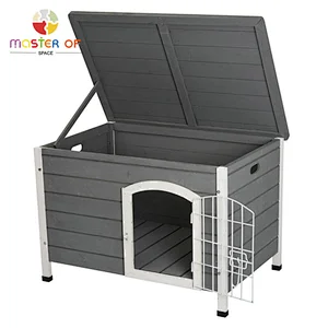 Double indoor medium wooden dog crate for sale W06F147