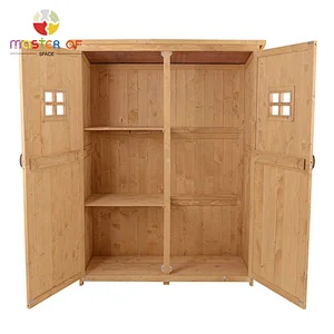 Good Quality Outdoor Backyard Shed Wooden Tool Storage Cabinet W06F162