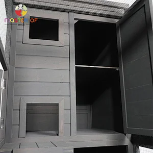 New Design Outdoor Backyard Pet House Wooden Big Size Cage For Cats W06F153