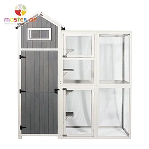 New Arriavl Wooden Storage Cat Cage Outdoor Big Size House For Pet W06F158