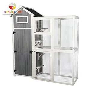 New Arriavl Wooden Storage Cat Cage Outdoor Big Size House For Pet W06F158
