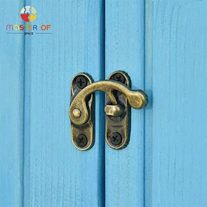 Waterproof tool shed outdoor wooden storage cabinet with lock W06F149