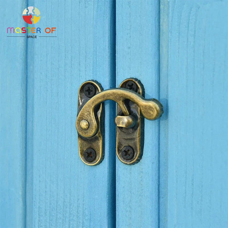 Waterproof tool shed outdoor wooden storage cabinet with lock W06F149