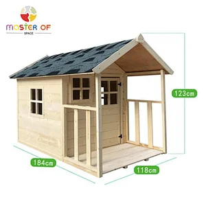 New Arrival Kids Cubby House Backyard Outdoor Small Wooden Playhouse W01D089