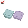 Haixing Factory direct sandwich container with snap tight lid reusable food grade bread box great for adult and kids