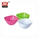 plastic kitchen bowl fruit bowl salad bowl square food bowl middle size