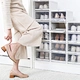 plastic shoe storage box