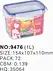 plastic food storage containers with lids