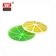 double color plate Lemon plate fruit plate  plastic double color lemon plate big size