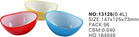 plastic kitchen bowl fruit bowl salad bowl ps double color bowl