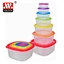 plastic storage containers food