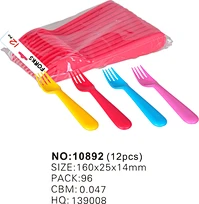 fork plastic fork chilren fork plastic kids fork pp fork 12pcs
