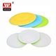 double color plate food plate fruit plate  plastic double color plate middle size