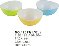 plastic kitchen bowl fruit bowl salad bowl double color bowl big size