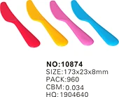 plastic knife chilren knife plastic kids knife pp knife 12pcs