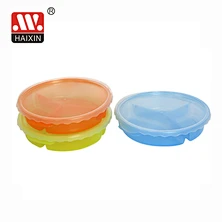 plastic round food container