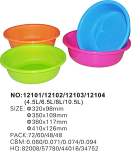 plastic wash basin
