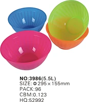plastic kitchen bowl fruit bowl salad bowl round food bowl
