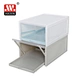 2019 Haixing Latest Design Transparent 3Layers Drawer Shoe Boxes Stackable Foldable Shoes Case Plastic-Big size