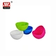 plastic kitchen bowl fruit bowl salad bowl round food bowl 2pcs