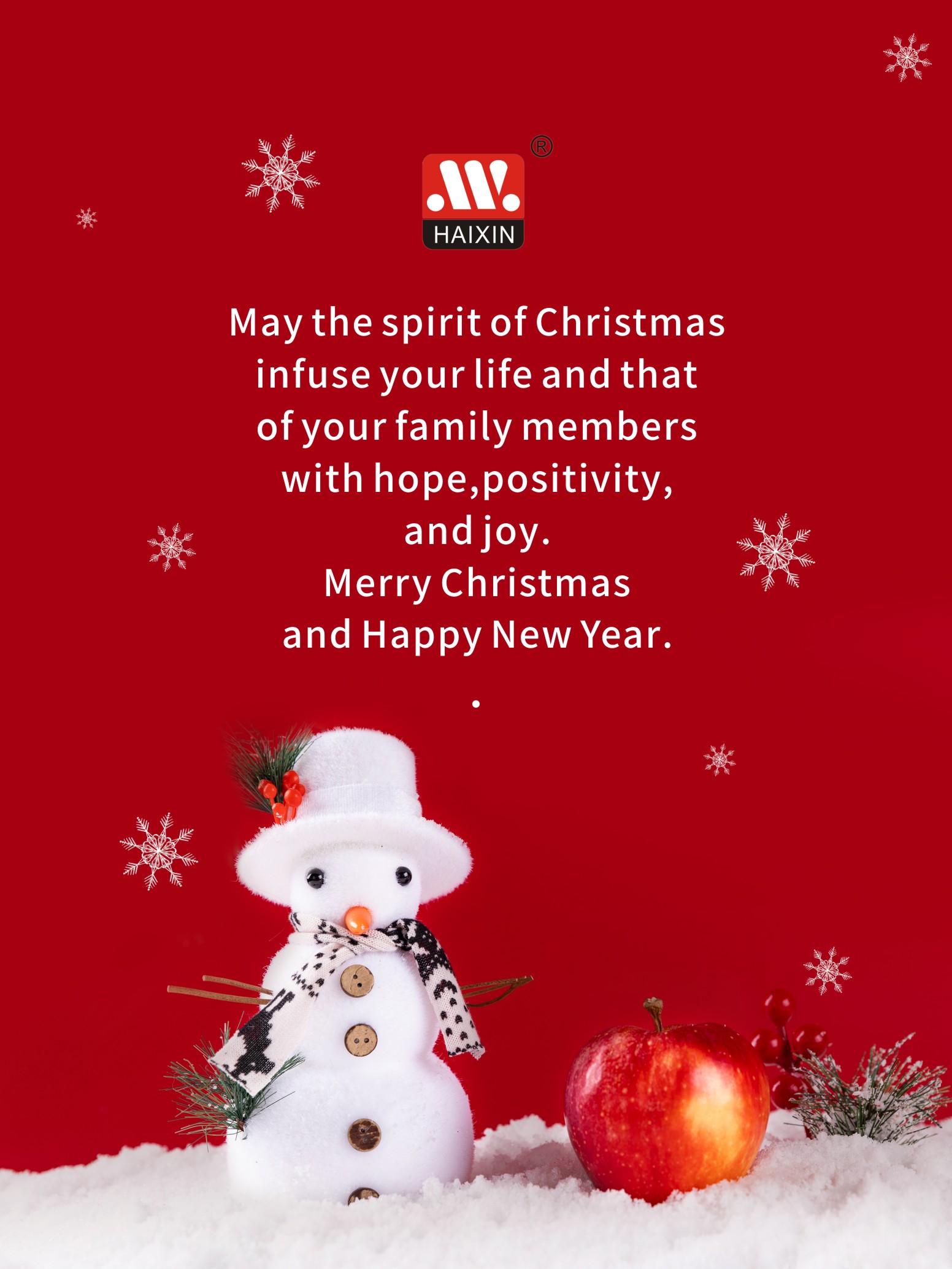 Merry Christmas and Happy New Year.