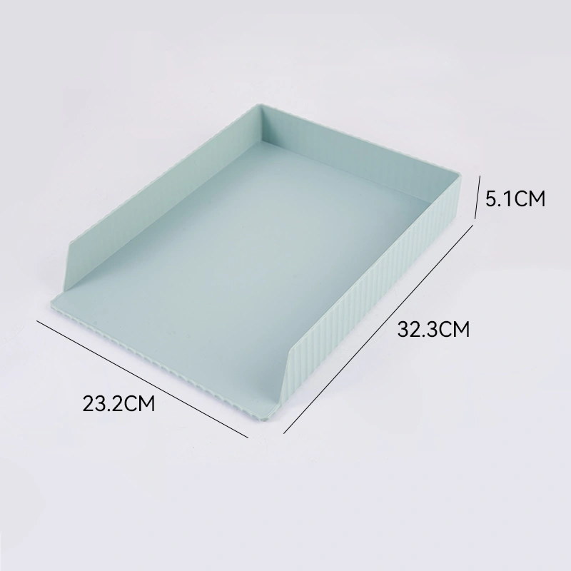 Haixin drawer type finishing desktop office desk stackable file organizer A4 paper holder magazine storage boxes