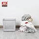 Amazon Hot Sale Bathroom Dirty Clothes Storage Plastic Storage basket Plastic Laundry Basket with handles