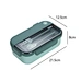 lunch box w/fork and spoon